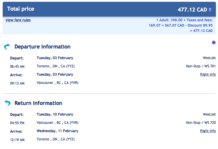 West Jet Airlines Canada Promo Codes Get 20 Off Base Fare Flights