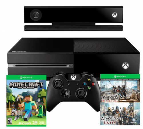 xbox one with kinect assassins creed unity bundle