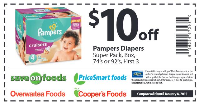 Free best sale diaper coupons