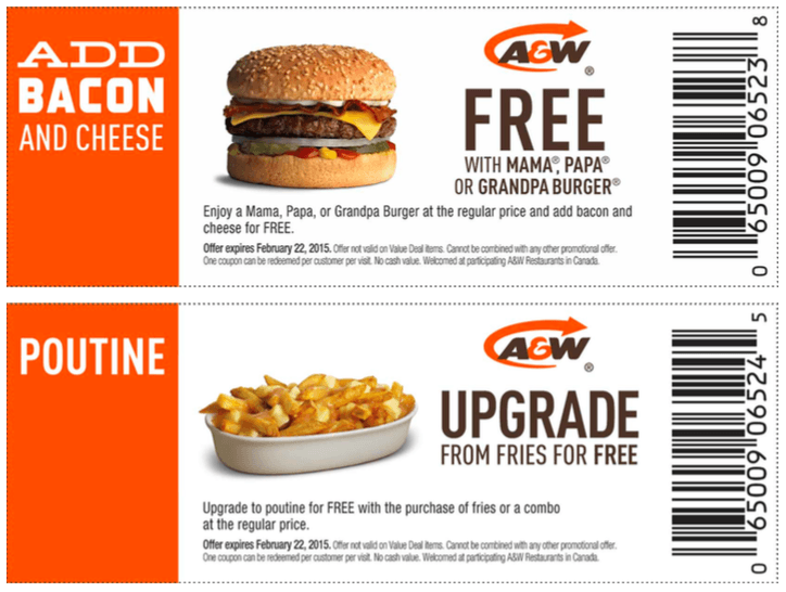 A&W Canada Coupons Buy One Breakfast Sandwich and Get 2nd FREE, Plus