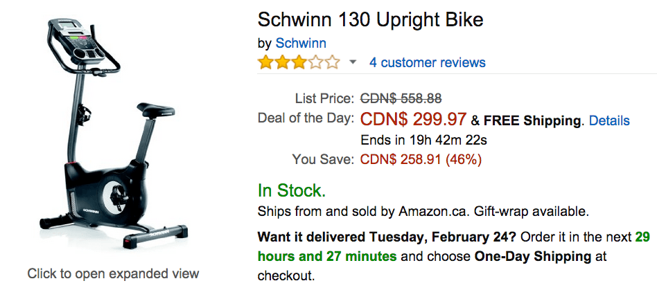 schwinn 130 upright bike canada