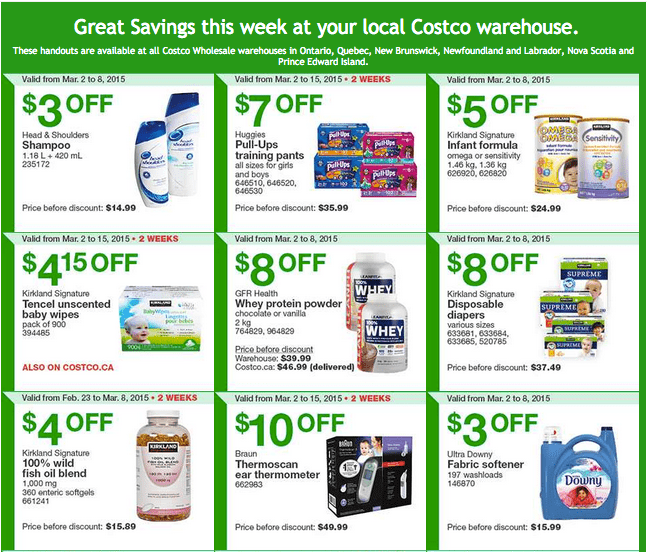 Costco Canada Weekly Instant Handouts Coupons Flyers For Eastern