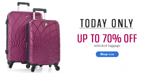 sears suitcase sale