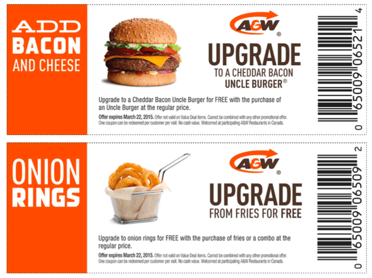 A&W Canada Coupons Get a FREE 12oz. Coffee and Hash Brown With Any