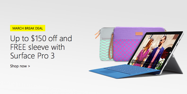 Microsoft Store Canada March Break Deals: Save Up to $150 ...