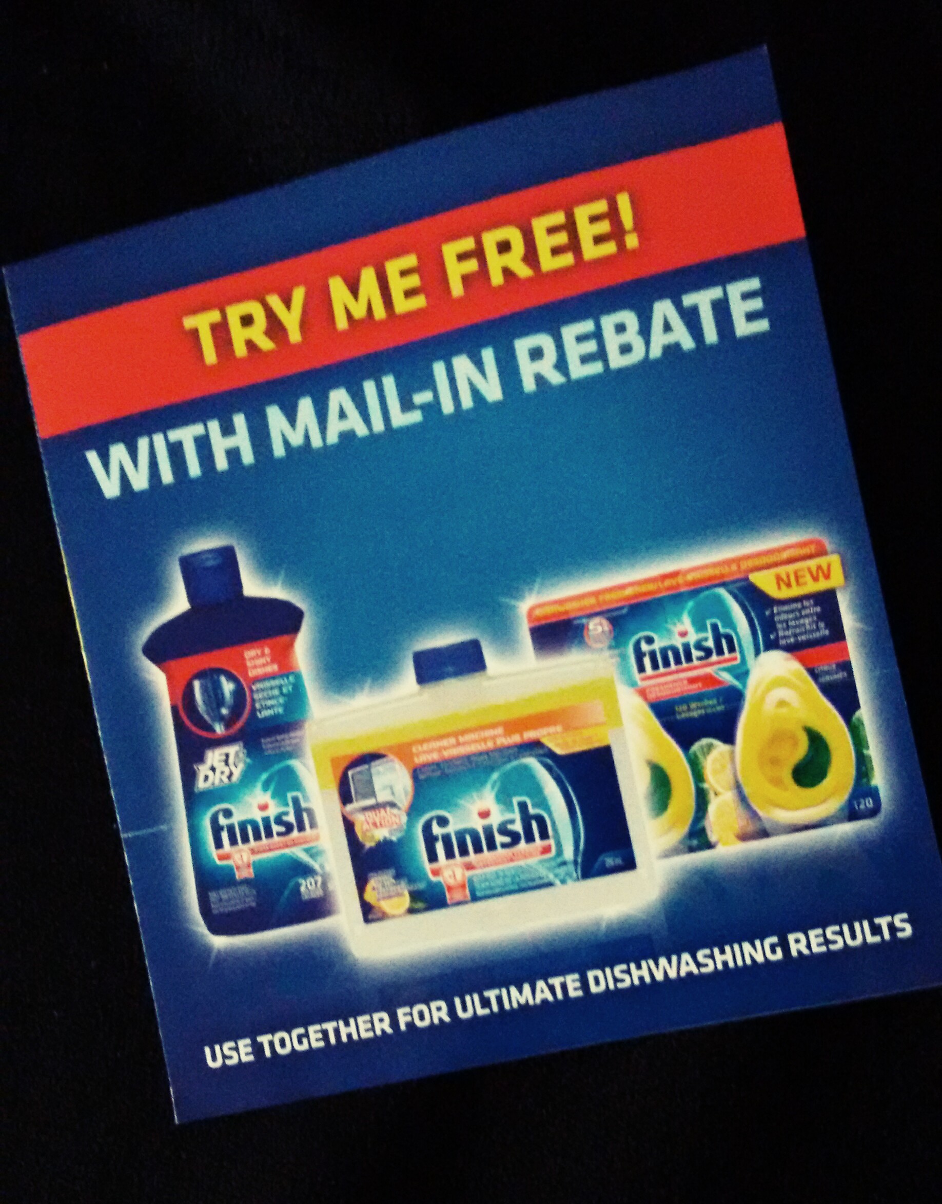 New Finish Mail In Rebate Booklet Available In Stores Canadian 
