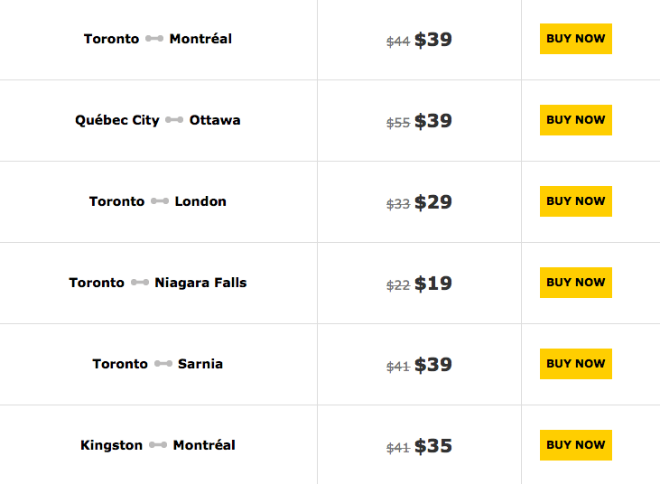 VIA Rail Canada Discount Tuesday Save on Escape Fare Tickets on Select