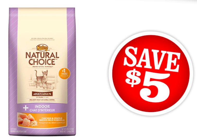 Pet Valu Canada Coupons: Save $5 on Nutro Natural Choice Cat Food and ...