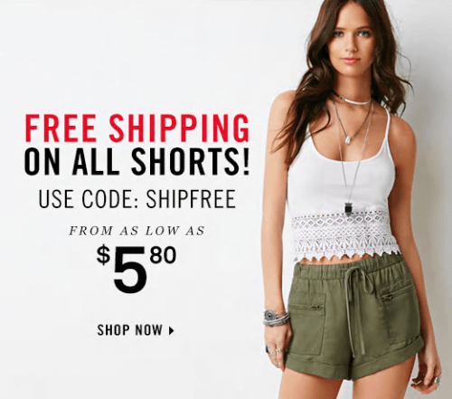 forever-21-canada-shorts-free-shipping-sale