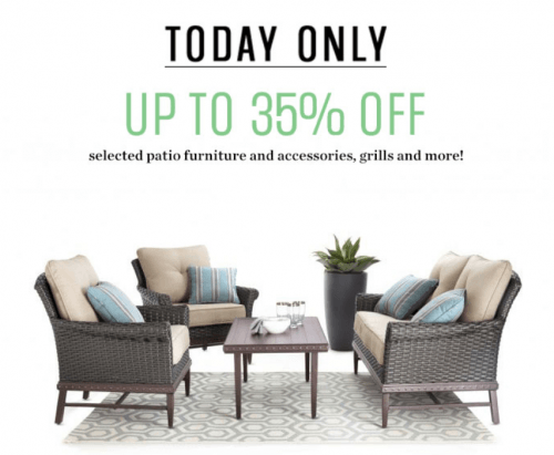 Sears Canada Flash Up To, Sears Outdoor Furniture Clearance