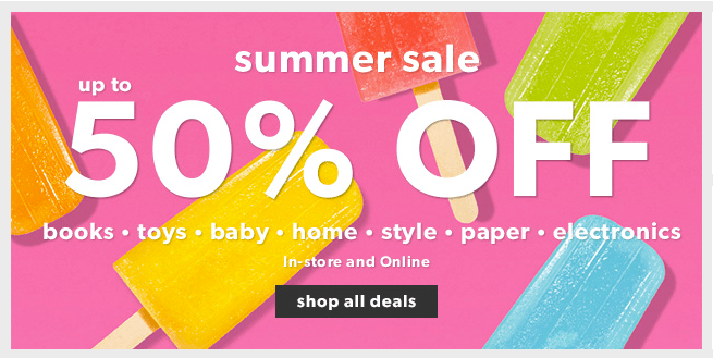 Chapters Indigo Canada Offers: Save Up to 50% Off Summer Toys, Games ...