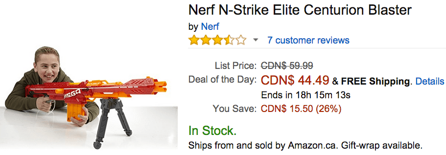 Nerf N-Strike Elite Centurion Blaster 