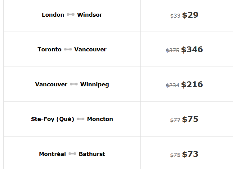 Via Rail Canada Discount Tuesdays Deals Reduced Escape Fares on Select