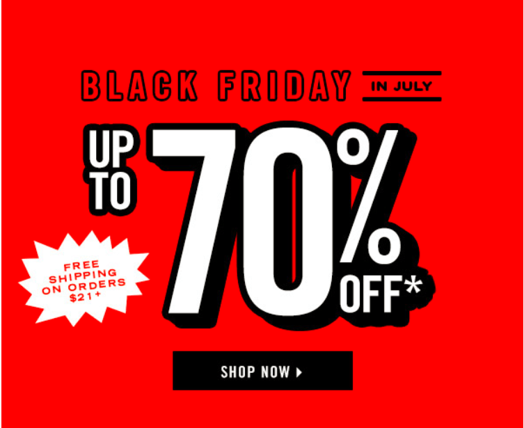 Forever 21 Canada Black Friday In July Sale: Save Up to 70% Off Styles - How Long Are Revzilla Black Friday Deals