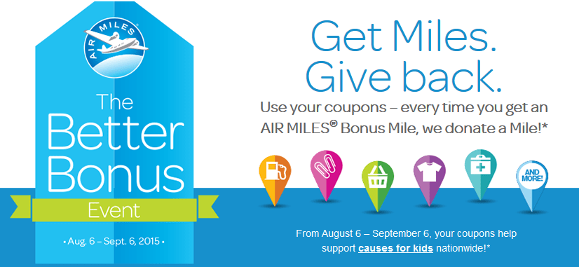 Air miles better bonus