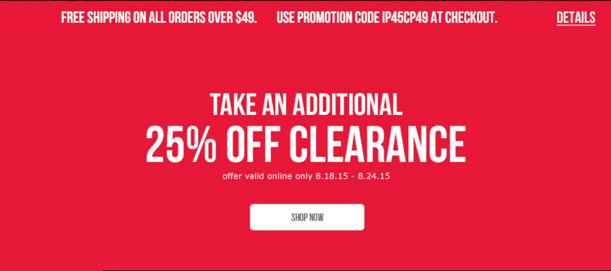 Foot Locker Canada Online Deals Save An Additional 25 off Clearance