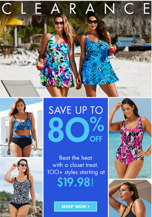 SwimSuitsForAll Canada Deals: Up to 80% Off Clearance Styles + 33% Off ...