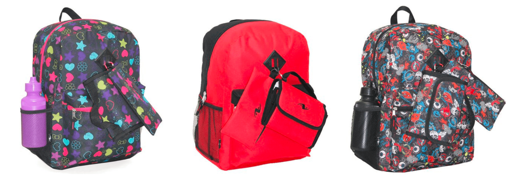 Walmart Canada Back to School Deals 4 Piece Athletic Works Backpacks