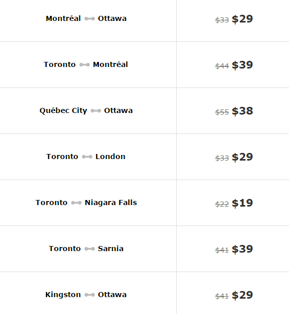Via Rail Canada Discount Tuesdays Deals Discount Escape Fares on