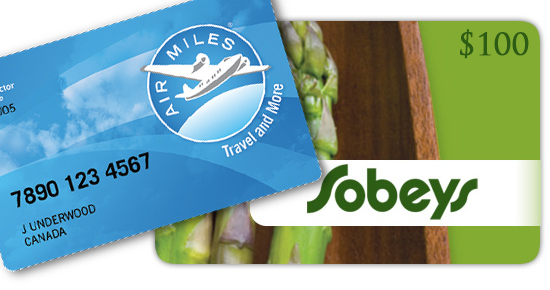 Sobeys Gift Card Air Miles