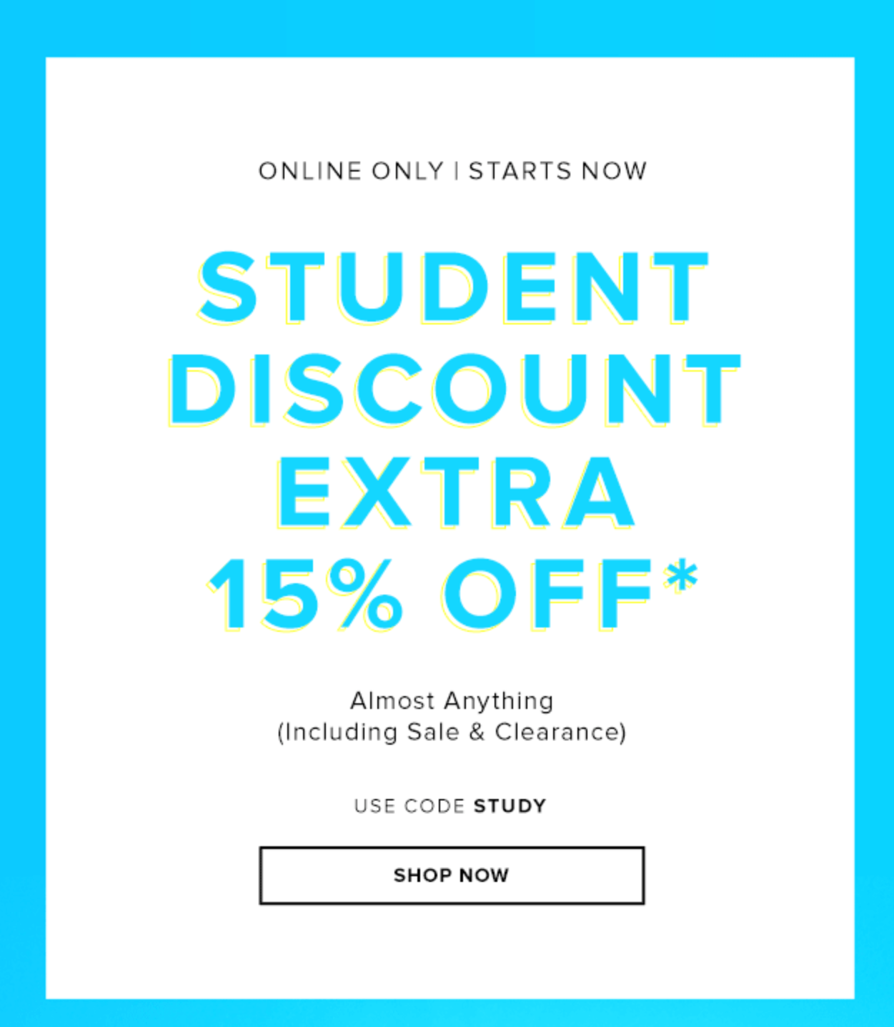 abercrombie and fitch student discount