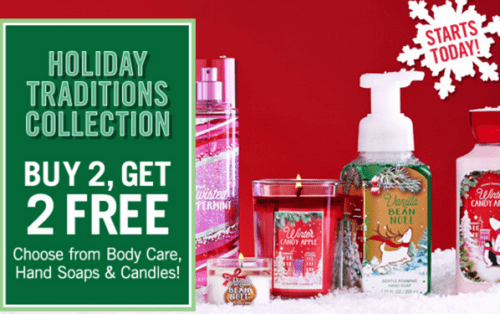 Bath & Body Works Canada Christmas Deals