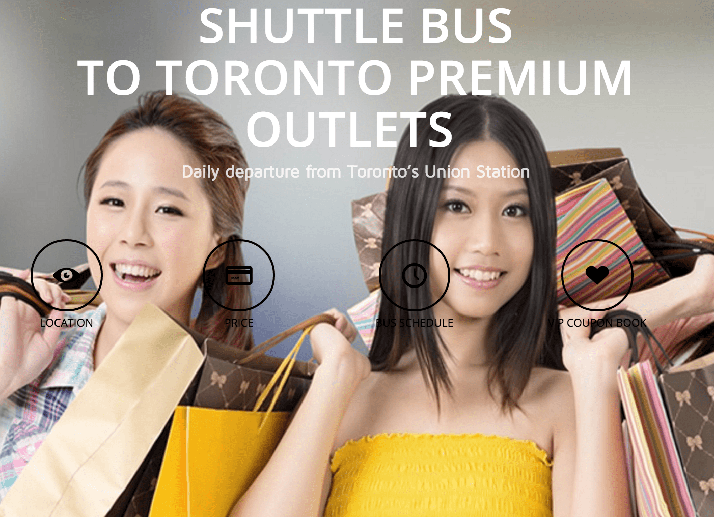 Shuttle Bus to Toronto Premium Outlets