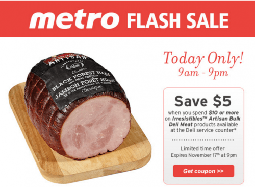 METRO FLASH SALE | TODAY ONLY