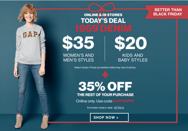 gap baby black friday