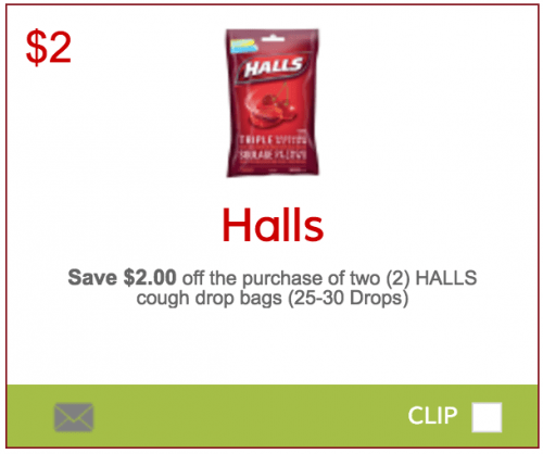 SmartSource.ca Coupons: Save $2.00 Off The Purchase Of Two Halls Cough ...