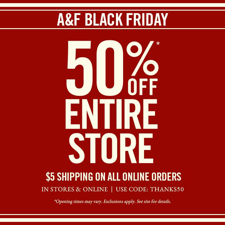 abercrombie 50 off