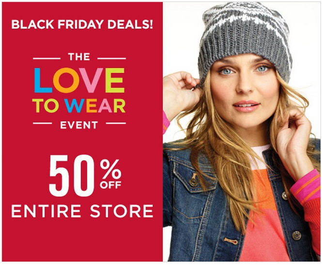 GAP Canada Black Friday Sale 2015: Save 50% off Entire Purchase + Tote ...
