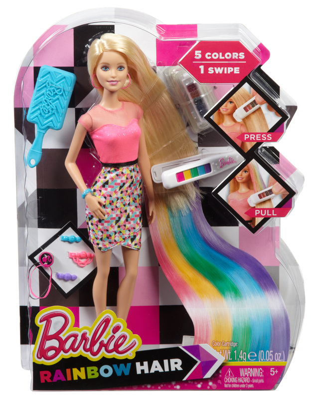 barbie hair colour