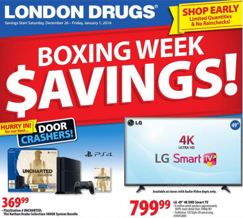 London Drugs Canada Boxing Week 2015 Deals & Flyer Sneak Peek