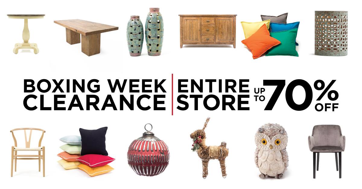 Wicker Emporium Canada Boxing Week Sale