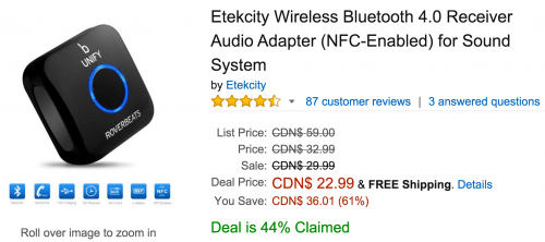 etekcity wireless bluetooth 4.0 receiver audio etekcity wireless bluetooth 4.0 receiver audio