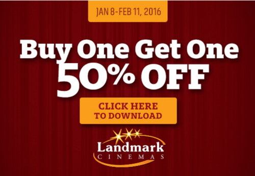 Landmark Cinemas Canada Coupon