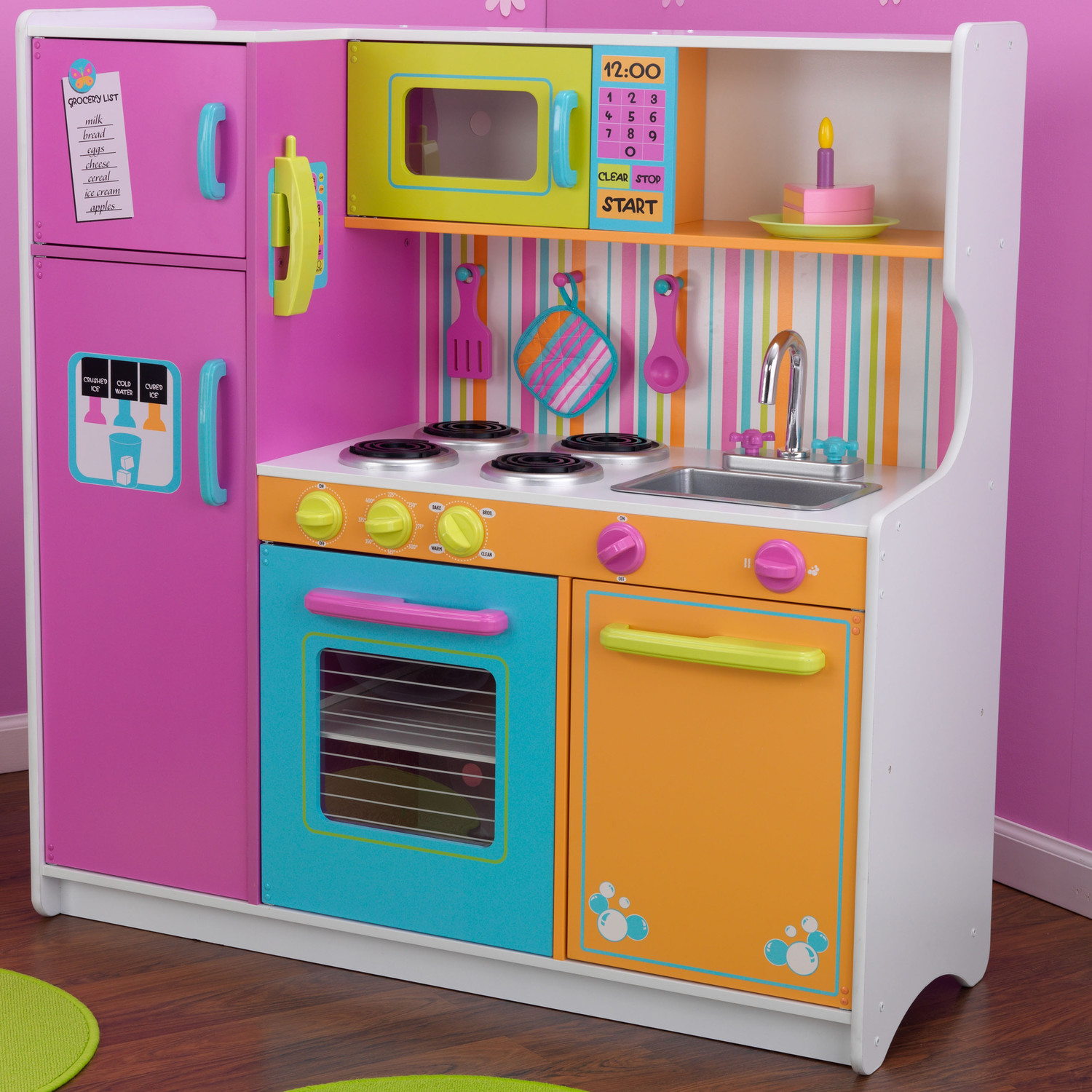 Personalized Deluxe Big And Bright Toy Kitchen 