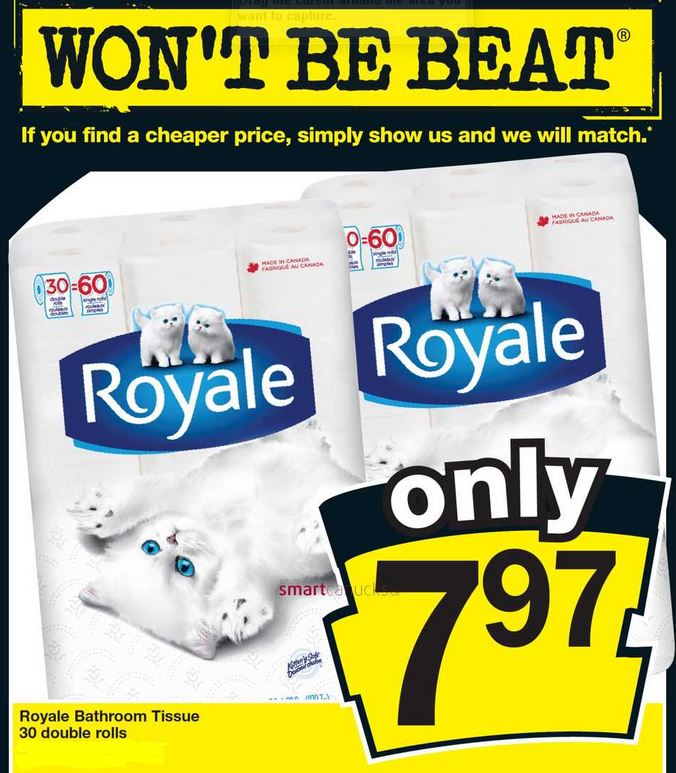 Royale 7.97 30 double rolls no frills