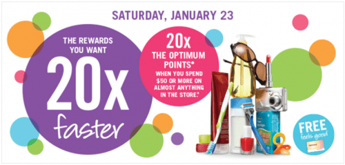 Shoppers Drug Mart Canada Optimum Points Bonus Deals