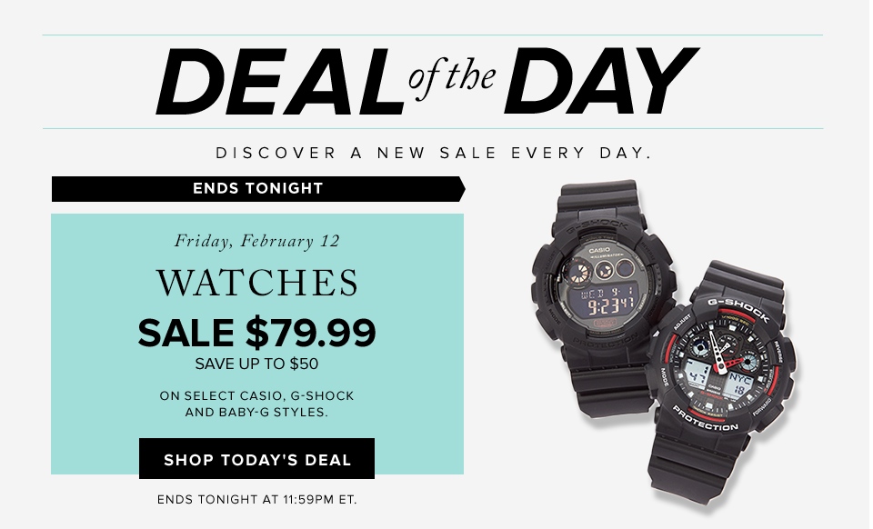 Hudson bay hotsell g shock sale