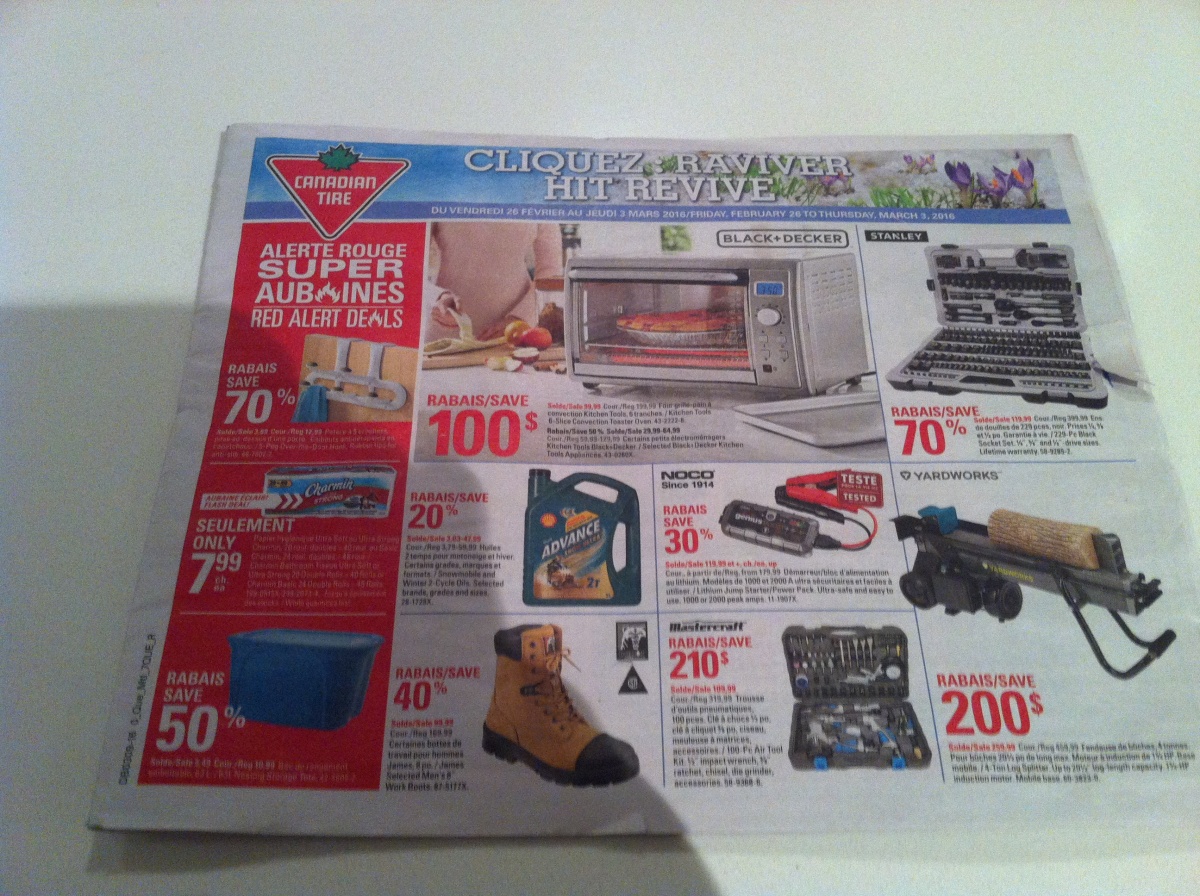 Canadian Tire Flyer Sneak Peek February 26 - March 3 - Canadian