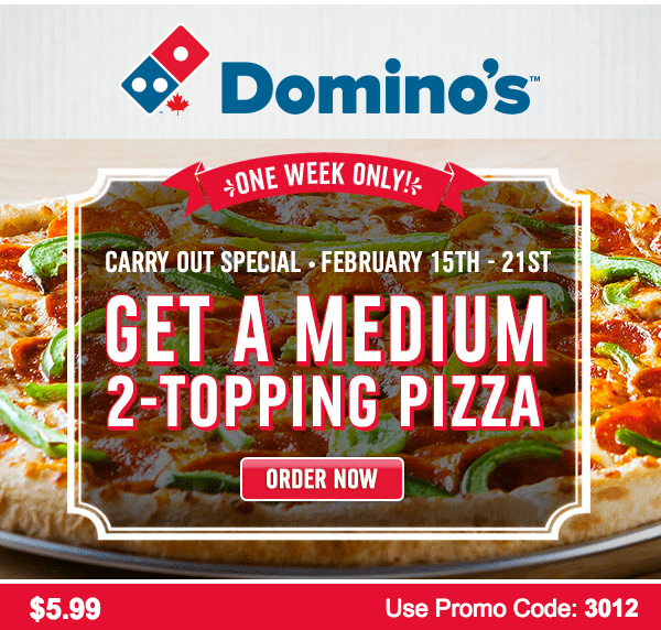 2 medium pizza dominos deal