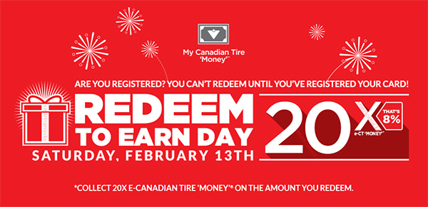 SC canadian tire e-ct money redemption event