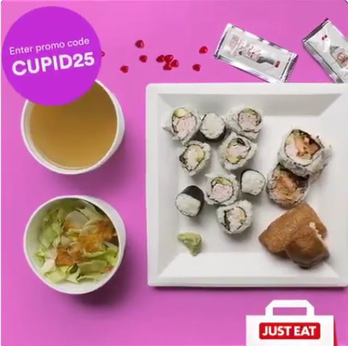 cupid25 justeat promo