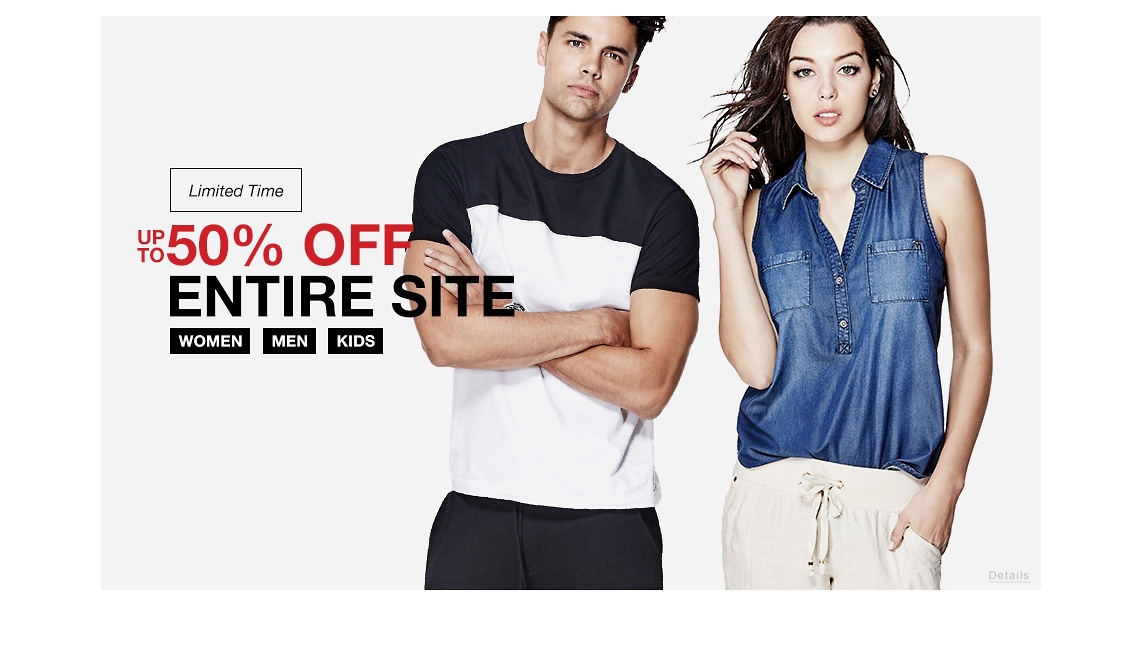 Guess Factory Sale up to 50% off sitewide