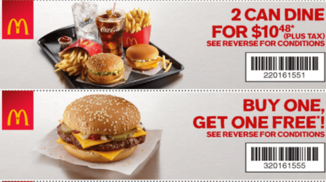 coupon for 2016 free big mac combo