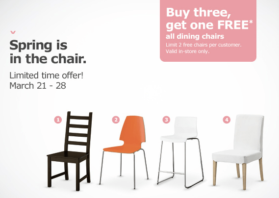 IKEA Canada Sale Buy 3 Dining Chairs And Get The 4th Dining Chair Free   Screen Shot 2016 03 21 At 1.44.21 PM 