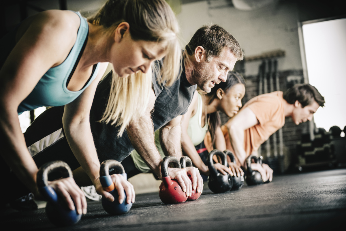 CrossFit Training Push Ups