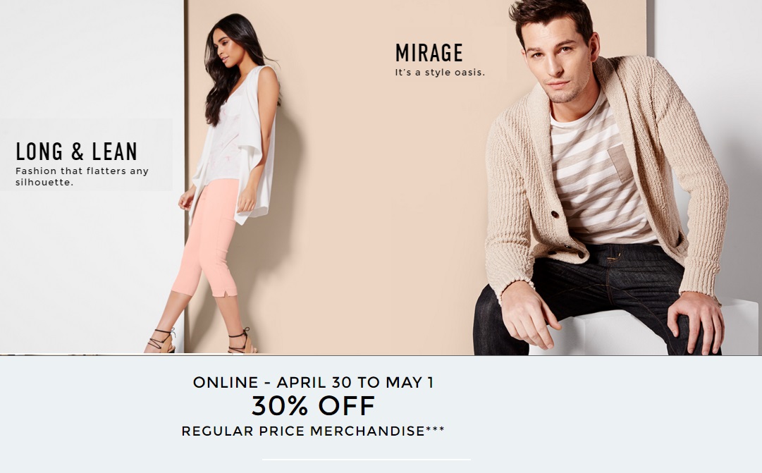 RW&CO Canada Online Offers Save 30 Off Regular Price Merchandise